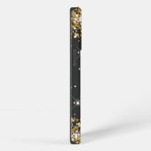Gouden Glitter Monogram iPhone Hoesje (Rechterkant)