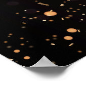 Gouden Glitter Ms tot Mrs Bruiloft Feest Welkom Poster (Hoek)