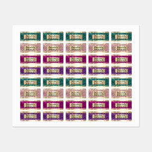 Gouden Glitter Naam Promotionele Online Winkel  Labels