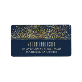 Gouden Glitter  Navy Bruiloft Etiket