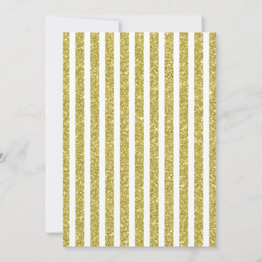 Gouden Glitter Nurse BSN pinning ceremonie Kaart (Achterkant)