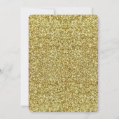 Gouden Glitter Oneindig Hart Bruidsmeisje Kaart (Achterkant)