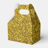 Gouden Glitter Patroon Bedankdoosjes (Achterkant)