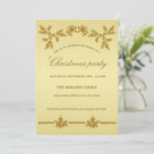 Gouden Glitter Prettig Kerstfeest, Kerstman in gou Kaart (Staand voorkant)