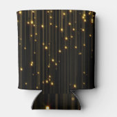 Gouden Glitter Regen Licht Gordijn Blikjeskoeler (Achterkant)