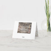 Gouden Glitter Roze Blauw Royal Twins Dank u kaart (Achterkant)