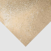 Gouden Glitter Schitter Ster Glam Meisjesachtige B Tissuepapier (Detail)