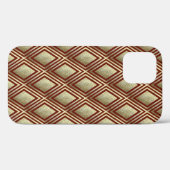 Gouden Glitter Schitterende Bourgondische Rode Dia Case-Mate iPhone Case (Achterkant (horizontaal))