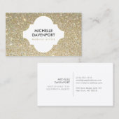 GOUDEN GLITTER SCHOONHEID, MAKE-UP KUNSTENAAR, SAL VISITEKAARTJE (Voorkant / Achterkant)