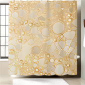 Gouden Glitter Sequin Douchegordijn