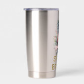 Gouden Glitter Shine Ananas Geïsoleerde Drinkbeker (Rechts)