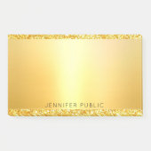 Gouden Glitter Sjabloon Modern Elegant Professiona Post-it® Notes (Voorkant)
