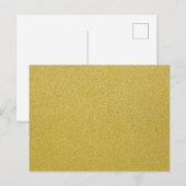 Gouden Glitter, Sparkle, Glitter Achtergrond Briefkaart (Voorkant / Achterkant)