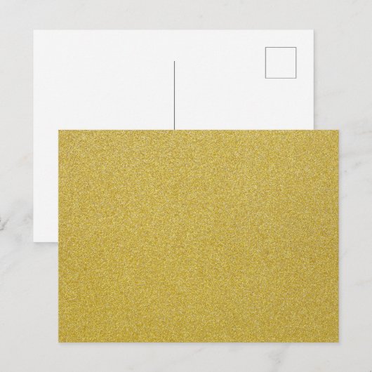 Gouden Glitter, Sparkle, Glitter Achtergrond Briefkaart (Voorkant / Achterkant)