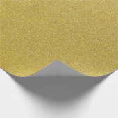 Gouden Glitter, Sparkle, Glitter Achtergrond Cadeaupapier (Hoek)