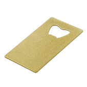 Gouden Glitter, Sparkle, Glitter Achtergrond Creditkaart Flessenopener (Achterkant Gekanteld)