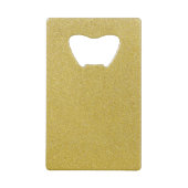 Gouden Glitter, Sparkle, Glitter Achtergrond Creditkaart Flessenopener (Achterkant)