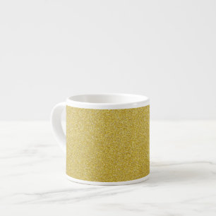 Gouden Glitter, Sparkle, Glitter Achtergrond Espresso Kop