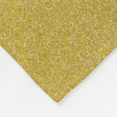 Gouden Glitter, Sparkle, Glitter Achtergrond Fleece Deken (Hoek)