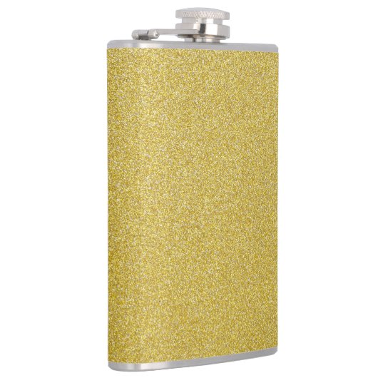 Gouden Glitter, Sparkle, Glitter Achtergrond Heupfles (Rechts)