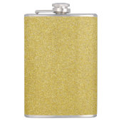 Gouden Glitter, Sparkle, Glitter Achtergrond Heupfles (Voorkant)