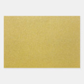 Gouden Glitter, Sparkle, Glitter Achtergrond Inpakpapier Vel (Voorkant)