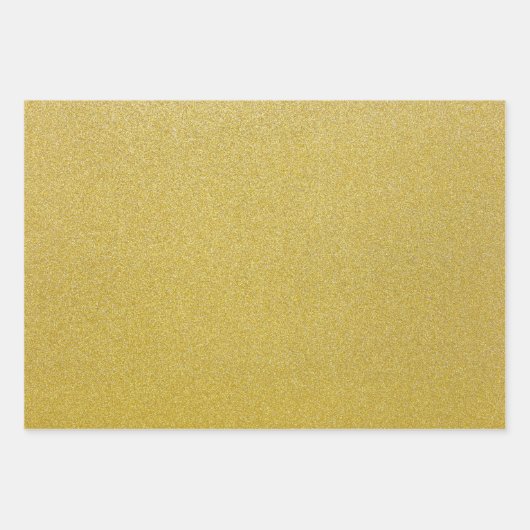 Gouden Glitter, Sparkle, Glitter Achtergrond Inpakpapier Vel (Voorkant)