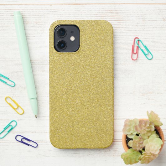 Gouden Glitter, Sparkle, Glitter Achtergrond iPhone Hoesje (Op bureau)