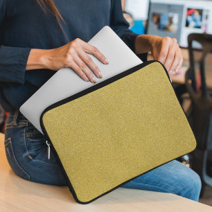 Gouden Glitter, Sparkle, Glitter Achtergrond Laptop Sleeve