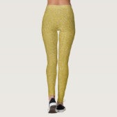 Gouden Glitter, Sparkle, Glitter Achtergrond Leggings (Achterkant)