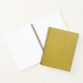 Gouden Glitter, Sparkle, Glitter Achtergrond Notitieboek (Binnen)