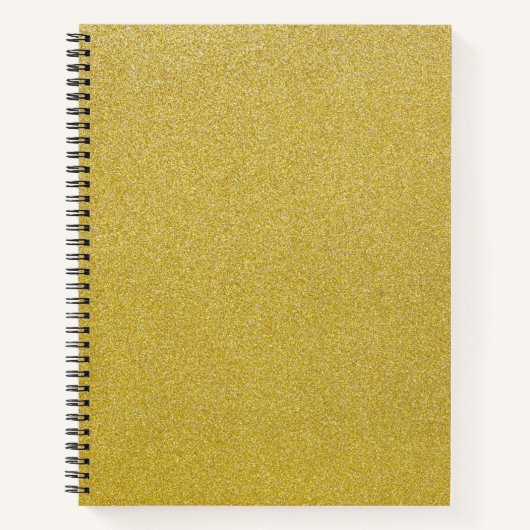 Gouden Glitter, Sparkle, Glitter Achtergrond Notitieboek (Voorkant)