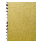 Gouden Glitter, Sparkle, Glitter Achtergrond Notitieboek (Voorkant)
