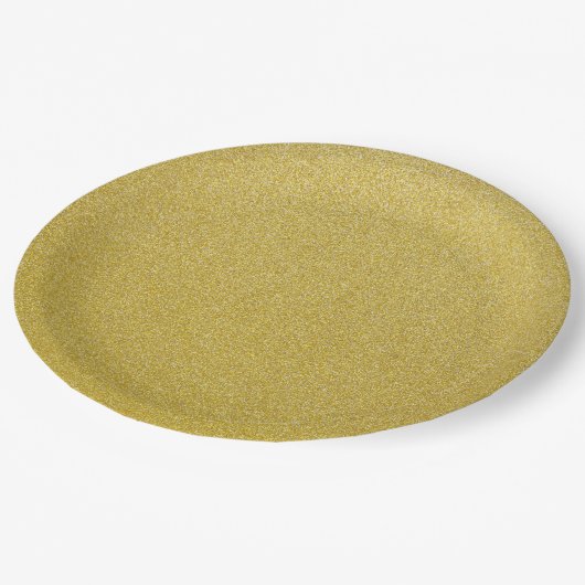 Gouden Glitter, Sparkle, Glitter Achtergrond Papieren Bordje (Gekanteld)