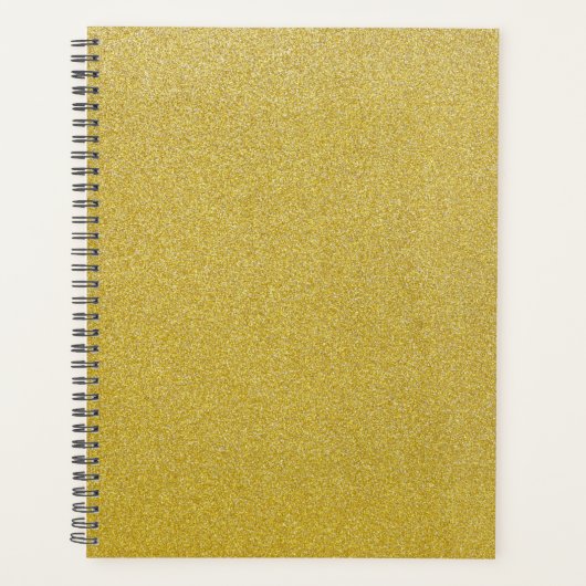 Gouden Glitter, Sparkle, Glitter Achtergrond Planner (Voorkant)