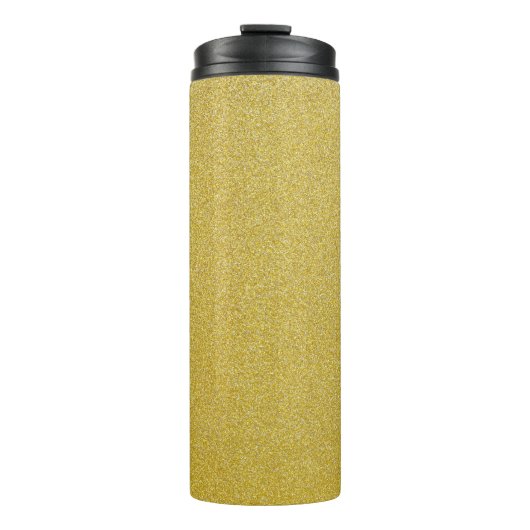 Gouden Glitter, Sparkle, Glitter Achtergrond Thermosbeker (Voorkant)