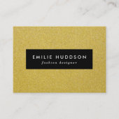 Gouden Glitter, Sparkle, Glitter Achtergrond Visitekaartje (Voorkant)