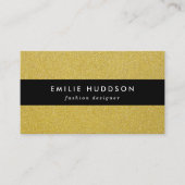 Gouden Glitter, Sparkle, Glitter Achtergrond Visitekaartje (Voorkant)