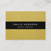 Gouden Glitter, Sparkle, Glitter Achtergrond Visitekaartje (Voorkant)