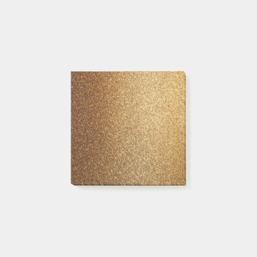 gouden glitter spartelen schoolwerk post-it® notes (Voorkant)