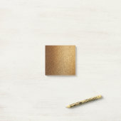 gouden glitter spartelen schoolwerk post-it® notes (Op bureau)