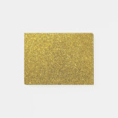 gouden glitter spartelen schoolwerk post-it® notes (Voorkant)