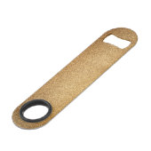 Gouden glitter speed flessenopener (Voorkant Gekanteld)