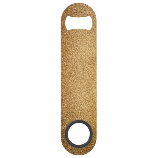 Gouden glitter speed flessenopener (Voorkant)