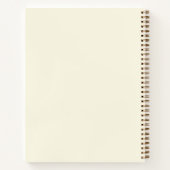Gouden Glitter Spiraal Notebook Notitieboek (Achterkant)