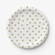 Gouden Glitter Spots Papier Bord