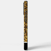 Gouden glitter sprankelend helder Case-Mate iPhone case (Achterkant / Links)