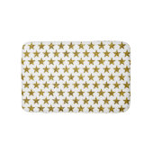 Gouden glitter sterren badmat (Voorkant)
