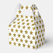 Gouden glitter sterren bedankdoosjes (Achterkant)