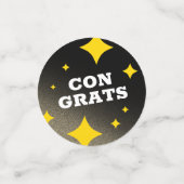 Gouden Glitter sterren Happy Retirement nieuwe avo Confetti (Kleine voorkant)